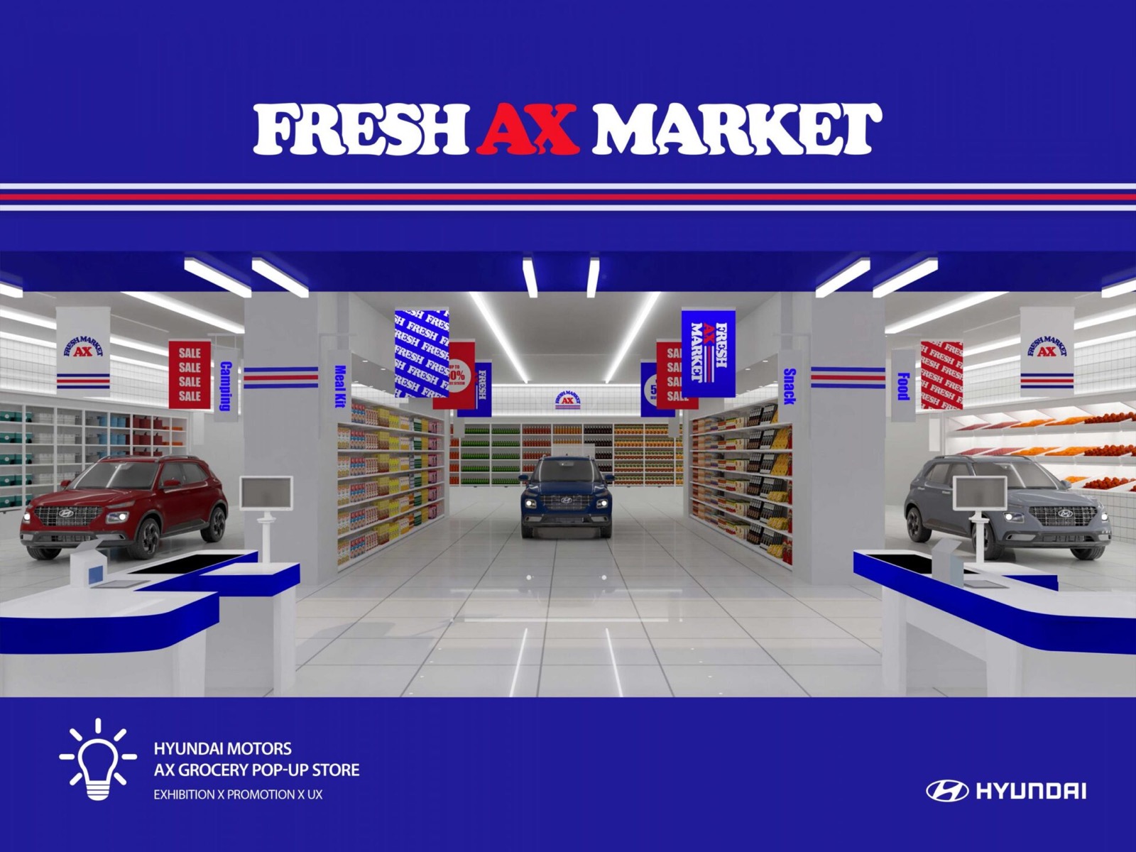 FRESH AX MARKET — 현대자동차 Promotion 프로젝트 대표 이미지