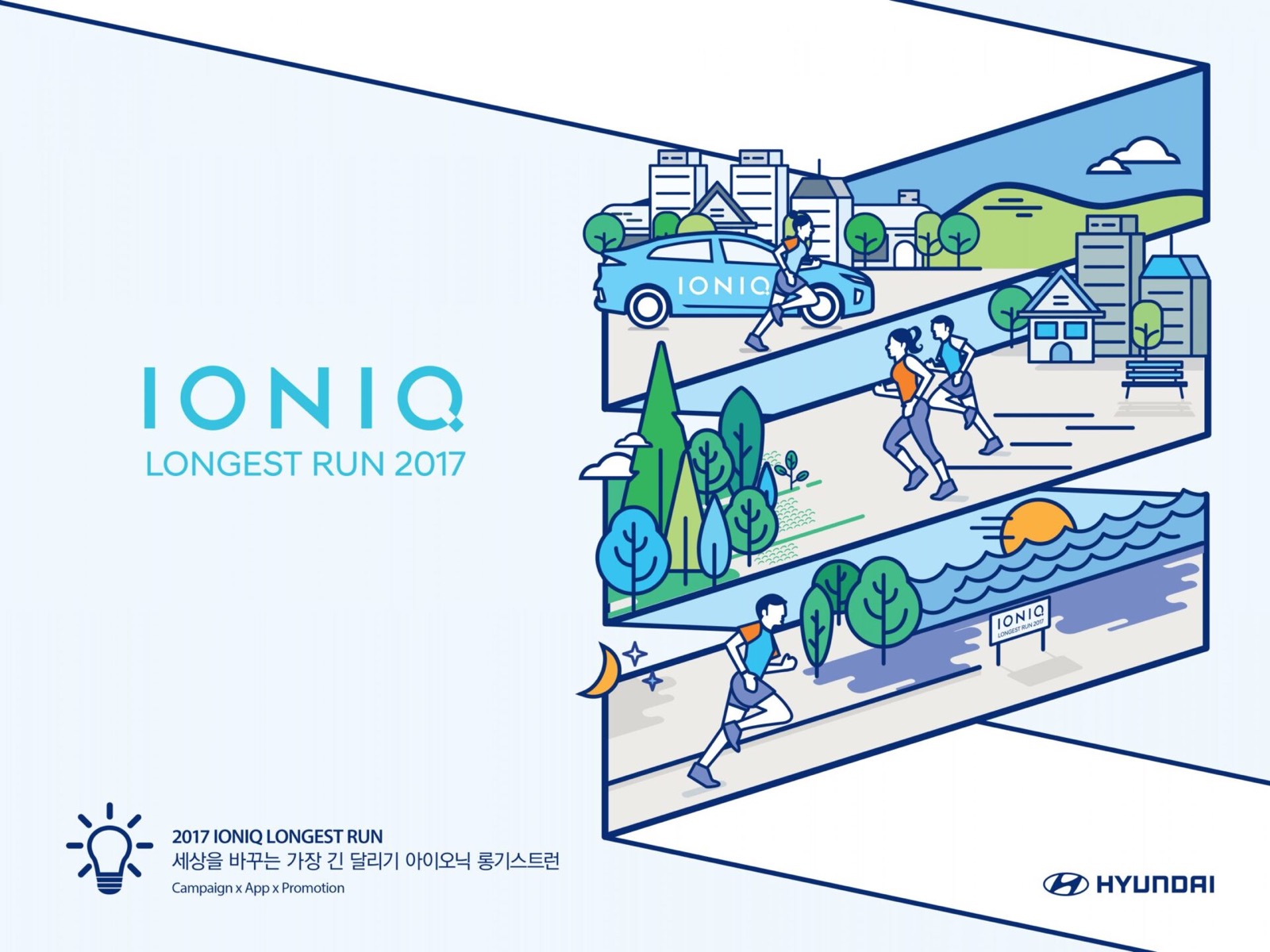 아이오닉 롱기스트 런 — 현대자동차 Campaign 프로젝트 대표 이미지