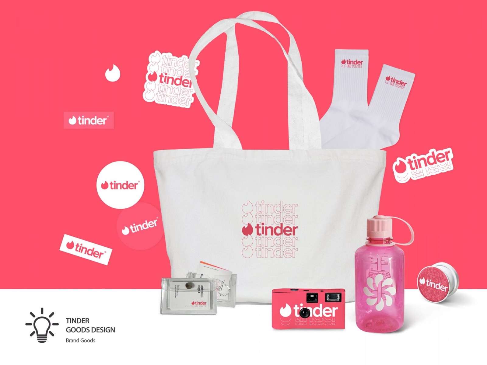 TINDER GOODS DESIGN — Tinder Campaign 프로젝트 대표 이미지